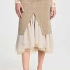 Buy ⭐ Le Superbe Ms. Benjamin ???? Skirt Khaki ⌛