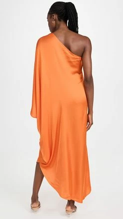 Buy ???? L'AGENCE Selena ???? Dress Golden Poppy ???? -A.L.C. SHOP lgenc3143223230 1658324655867 2 0. UX540 . QL90