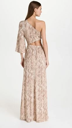 Cheap ⌛ L'AGENCE Fontana One Shoulder ???? Dress Neutral Multi Cobra ???? -A.L.C. SHOP lgenc315191d8b5 1653338465748 2 0. UX540 . QL90