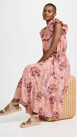 Best deal ???? LIKELY Levine ???? Dress Peony/Rust Multi ????