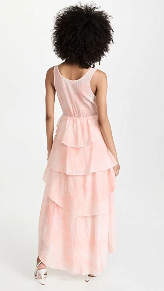 Flash Sale ???? LoveShackFancy Risley ???? Dress Peach Twist Hand Dye ???? 2 Flash Sale ???? LoveShackFancy Risley ???? Dress Peach Twist Hand Dye ???? - Image 2