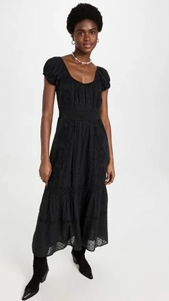 Promo ???? LoveShackFancy Vernon ???? Dress Black ????