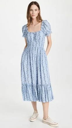 Flash Sale ???? LoveShackFancy Terrence ???? Dress Cerulean Blue ????