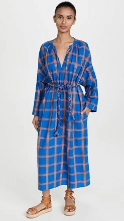 Deals ✨ MARA HOFFMAN Lysa ???? Dress Blue Multi ????