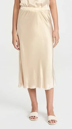 Best Sale ???? Nation LTD Mabel Bias ???? Skirt Almond Milk ????