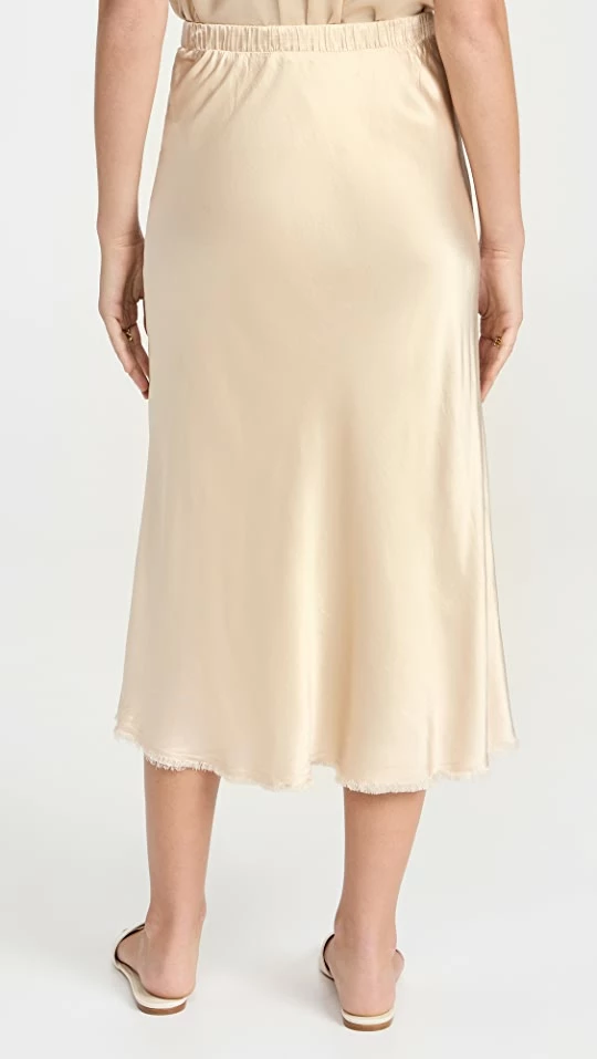 Best Sale ???? Nation LTD Mabel Bias ???? Skirt Almond Milk ???? 2 Best Sale ???? Nation LTD Mabel Bias ???? Skirt Almond Milk ???? - Image 2