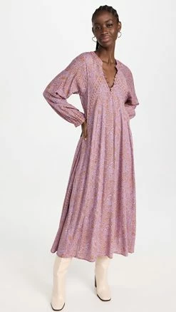 Promo ???? Natalie Martin Collection Fiore Maxi Shangri-La Print Orchid ✔️