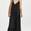 Cheapest ???? 9seed Paloma Ruffle Maxi ???? Dress Black ????