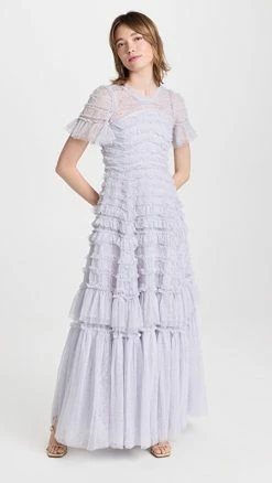 Flash Sale ✨ Needle & Thread Valentine Ruffle Gown Porcelain Blue ✔️