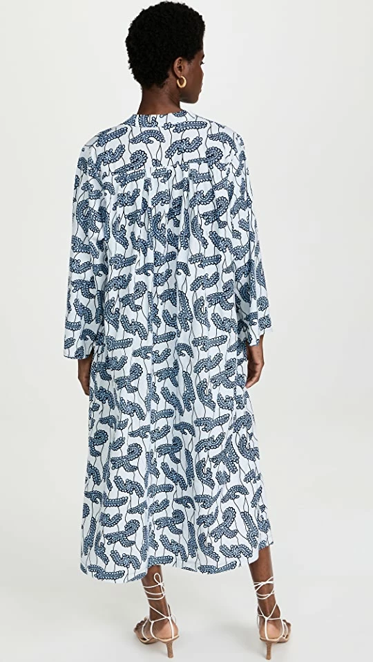 Best deal ???? Odile Jacobs Long Sleeve ???? Dress Blue/White ✔️ 2 Best deal ???? Odile Jacobs Long Sleeve ???? Dress Blue/White ✔️ - Image 2