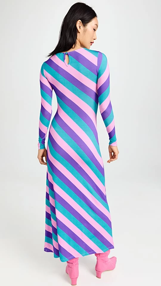 Outlet ???? Olivia Rubin Rowen ???? Dress Three Color Stripe ???? 2 Outlet ???? Olivia Rubin Rowen ???? Dress Three Color Stripe ???? - Image 2