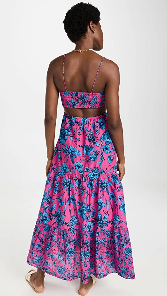 Cheap ???? Playa Lucila Cutout Maxi ???? Dress Pink Print ???? 2 Cheap ???? Playa Lucila Cutout Maxi ???? Dress Pink Print ???? - Image 2