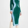 Best deal ???? Prabal Gurung Rib ???? Dress Jade Sky ????