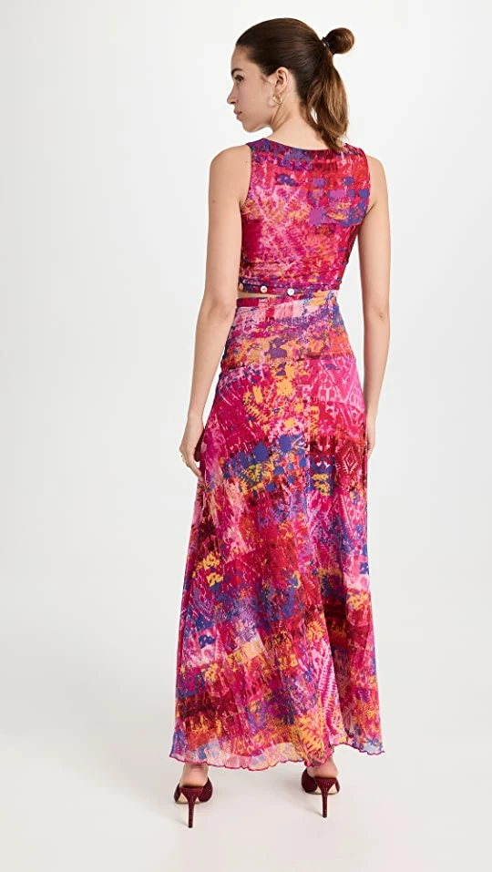 Wholesale ???? Prabal Gurung Wndrlust Mariyana Cutout ???? Dress Pink Multi ???? 2 Wholesale ???? Prabal Gurung Wndrlust Mariyana Cutout ???? Dress Pink Multi ???? - Image 2