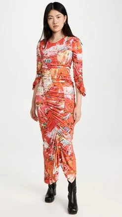 Best Pirce ???? Preen By Thornton Bregazzi Album ???? Dress Red Plastic Floral ????