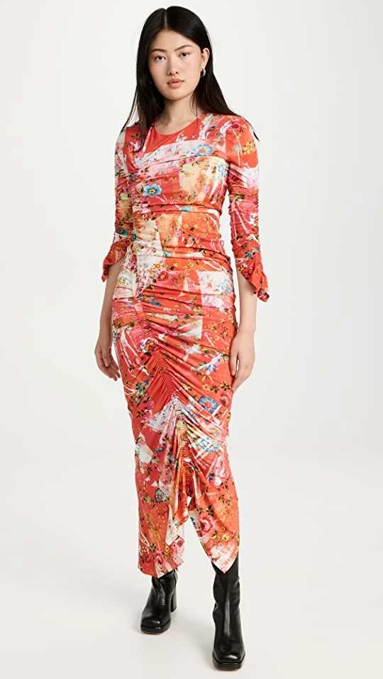 Best Pirce ???? Preen By Thornton Bregazzi Album ???? Dress Red Plastic Floral ???? 1 Best Pirce ???? Preen By Thornton Bregazzi Album ???? Dress Red Plastic Floral ????