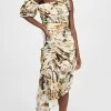 Deals ⌛ Preen By Thornton Bregazzi Heaven ???? Dress Felt Tip Floral ✔️