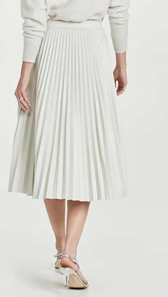 Wholesale ???? Proenza Schouler White Label Faux Leather Pleated ???? Skirt Off White ???? 2 Wholesale ???? Proenza Schouler White Label Faux Leather Pleated ???? Skirt Off White ???? - Image 2