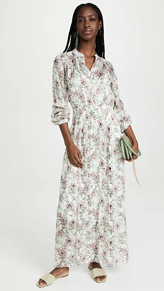 Brand new ⭐ Rag & Bone Calista Floral Maxi ???? Dress White Floral ???? 1 Brand new ⭐ Rag & Bone Calista Floral Maxi ???? Dress White Floral ????