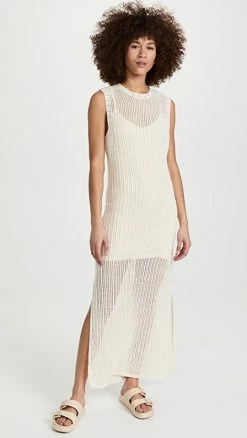 Best Sale ???? Rag & Bone Riley Crew ???? Dress Ivory ????