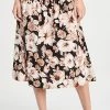 New ???? RAILS Selena Smocked Long ???? Skirt Sepia Roses ????