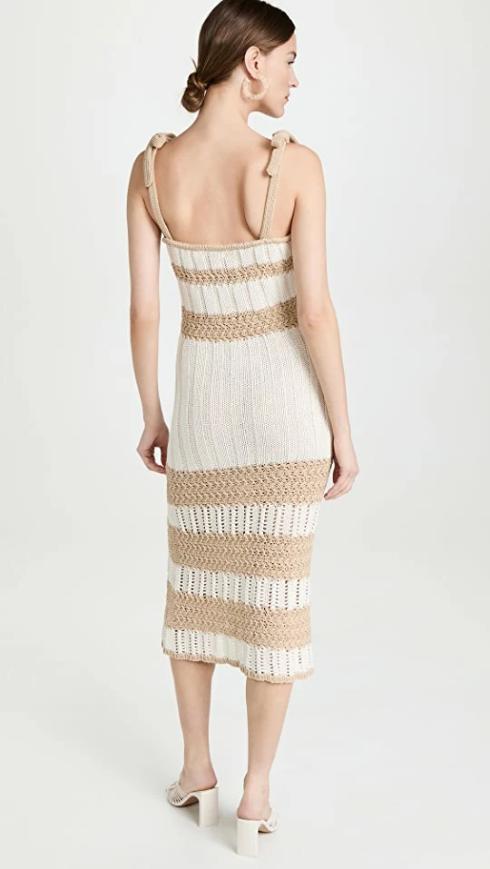 Budget ???? Ramy Brook Colorblock Birdie ???? Dress Ivory/Sandstone ???? 2 Budget ???? Ramy Brook Colorblock Birdie ???? Dress Ivory/Sandstone ???? - Image 2