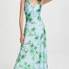 Best Pirce ???? Ramy Brook Floral Printed Rowe ???? Dress Capri Green Combo ????