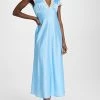 Deals ???? RIXO Clarice Slip ???? Dress Steel Blue ????