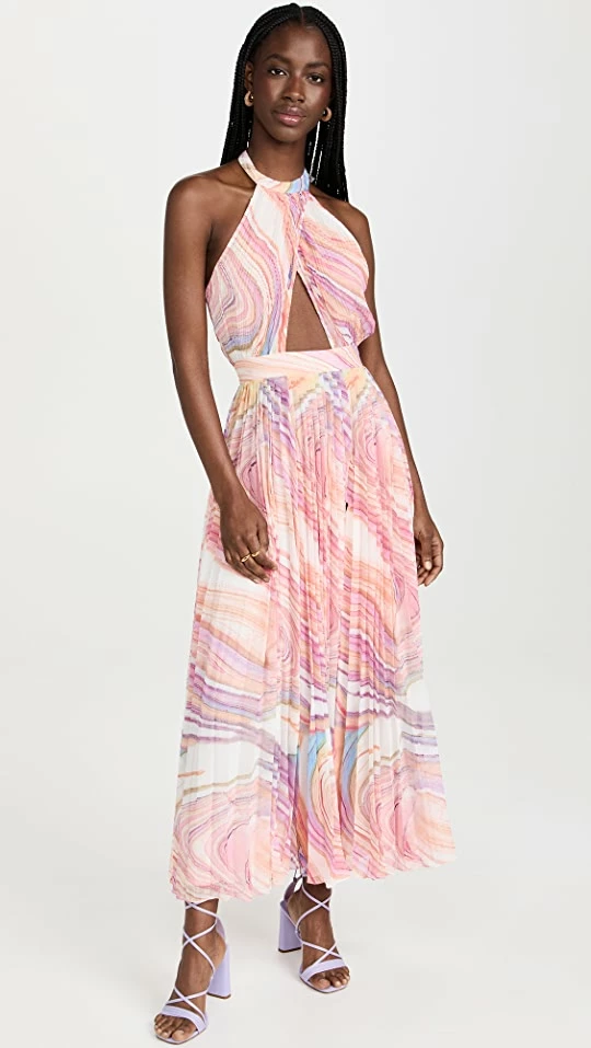 Wholesale ???? ROCOCO SAND Eira Long ???? Dress Peach Lilac ❤️ 1 Wholesale ???? ROCOCO SAND Eira Long ???? Dress Peach Lilac ❤️