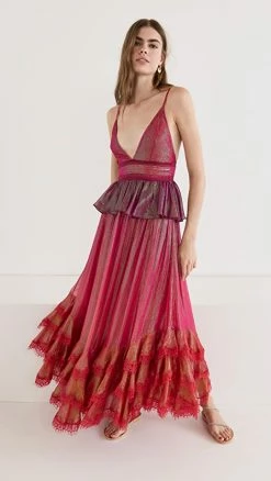 Flash Sale ❤️ ROCOCO SAND Lake Long ???? Dress Lake Red ????