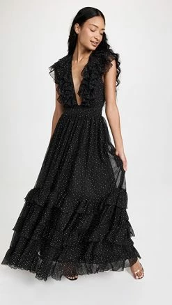 Best reviews of ???? Sabina Musayev Salma ???? Dress Black ⌛