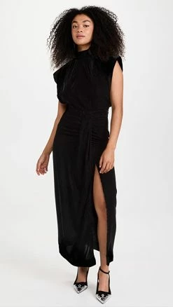 Best reviews of ⌛ Sabina Musayev Leda ???? Dress Black ????