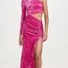 Wholesale ???? Saylor Niamh One Shoulder Cut Out Gown Bubblegum ????