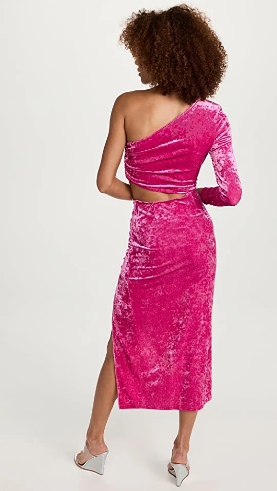 Wholesale ???? Saylor Niamh One Shoulder Cut Out Gown Bubblegum ???? 2 Wholesale ???? Saylor Niamh One Shoulder Cut Out Gown Bubblegum ???? - Image 2