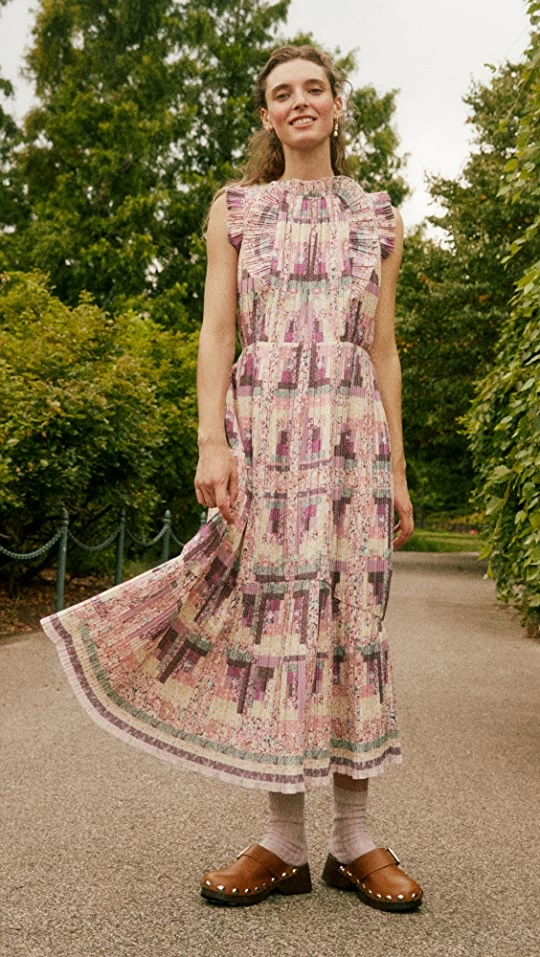 Discount ❤️ Sea Naya Print Box Pleat Maxi ???? Dress Multi ???? 1 Discount ❤️ Sea Naya Print Box Pleat Maxi ???? Dress Multi ????