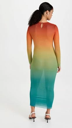 Outlet ???? Self Portrait Ombre Mesh Midi ???? Dress Multicolor ???? 3 Outlet ???? Self Portrait Ombre Mesh Midi ???? Dress Multicolor ???? -A.L.C. SHOP selfp306811ea5c 1668731239387 2 0. UX540 . QL90