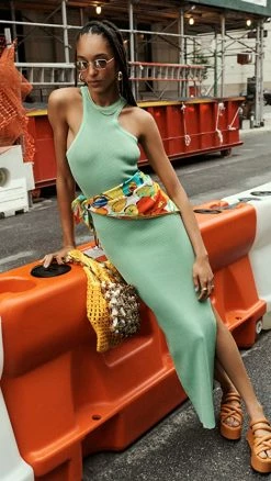 Hot Sale ⌛ SER.O.YA Sofie ???? Dress Green ????