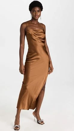 Best Sale ???? SER.O.YA Callie ???? Dress Cognac ????