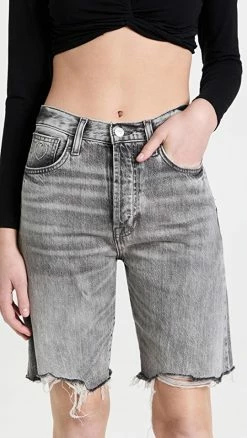 Best deal ???? 7 For All Mankind Easy James Denim Shorts Fern Grey ????