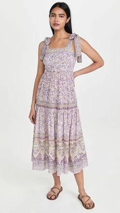 Cheapest ???? Shoshanna Basel ???? Dress Lavender/ Beige ????