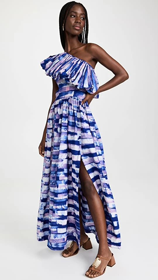 Hot Sale ???? SIKA Krissa ???? Dress Indigo Pink Stripes ✔️ 1 Hot Sale ???? SIKA Krissa ???? Dress Indigo Pink Stripes ✔️