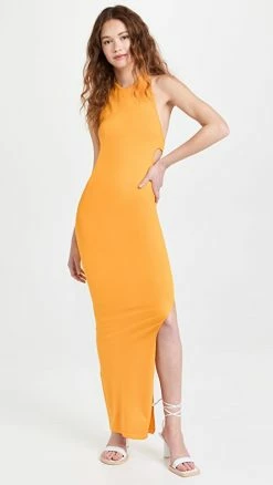 Cheap ???? Simon Miller Blim ???? Dress Sunset Orange ⭐
