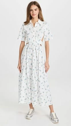 Best deal ✔️ Sister Jane Lapis Shell ???? Shirt ???? Dress Brilliant White ????