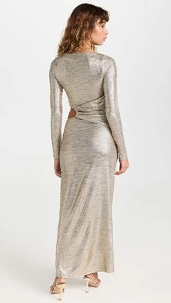 Cheapest ⭐ Significant Other Chloe Midi ???? Dress Gold ???? -A.L.C. SHOP sothe300711c8e8 1663194577285 2 0. UX540 . QL90