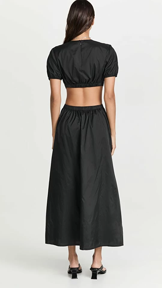 Outlet ???? STAUD Calypso ???? Dress Black ???? 2 Outlet ???? STAUD Calypso ???? Dress Black ???? - Image 2