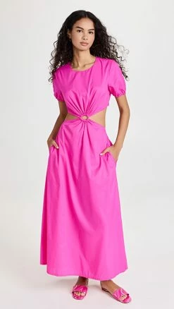 Best deal ???? STAUD Calypso ???? Dress Bougainvillea ????