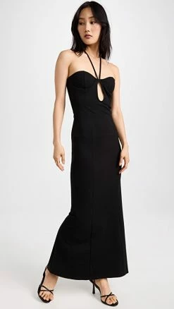 Wholesale ???? STAUD Bardot ???? Dress Black ????