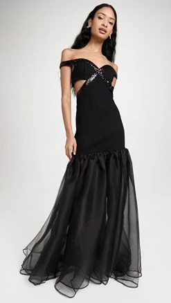 Promo ???? STAUD Emmaline ???? Dress Black ????