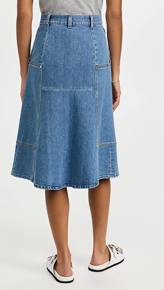 Best Sale ???? Stella McCartney Blue Workwear Denim ???? Skirt Medium Blue ???? 2 Best Sale ???? Stella McCartney Blue Workwear Denim ???? Skirt Medium Blue ???? - Image 2