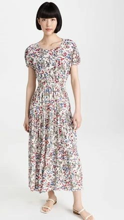 Cheap ✨ Sokie Collective The Peek-a-Boo ???? Dress White Floral ✔️